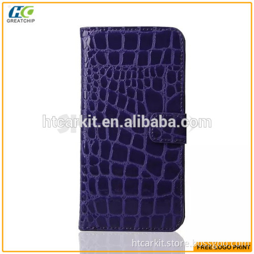 2015 New colorful CROCO PU Leather Flip wallet Cover Case for Samsung Galaxy Note 5
